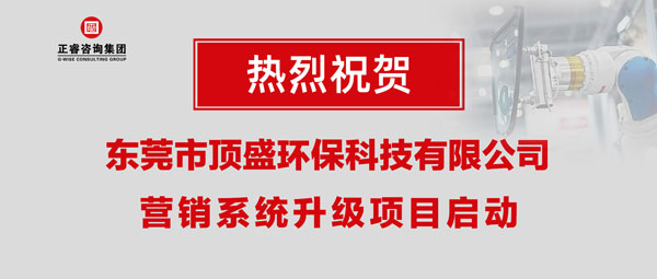 東莞市頂盛環(huán)?？萍加邢薰緺I(yíng)銷系統(tǒng)升級(jí)項(xiàng)目啟動(dòng)